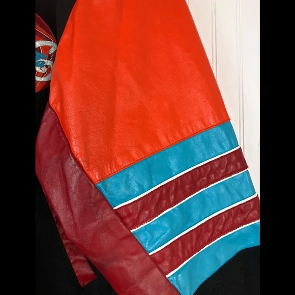 Jeff Hamilton Men's MulticolorVintage Coca Cola TV Jacket Sz XL